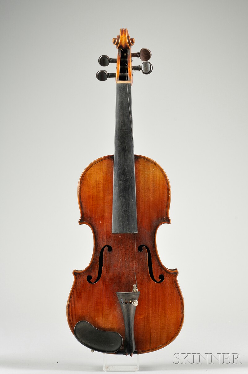 Appraisal: Child's German Violin c Probably Louis Lowendall unlabeled length of