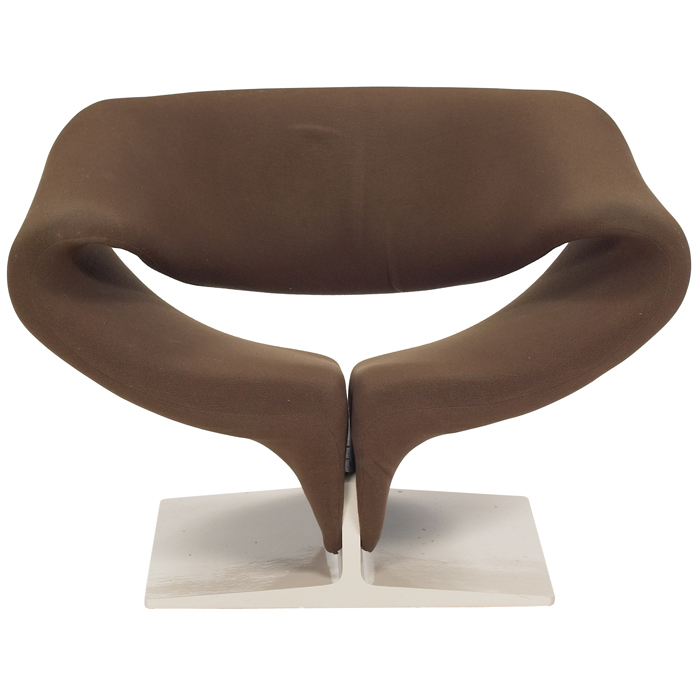 Appraisal: Pierre Paulin Ribbon chair by Artifort the Netherlands brown wool