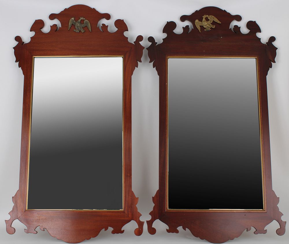 Appraisal: Pair American Federal Style Mirrors Pair American Federal Style Mirrors