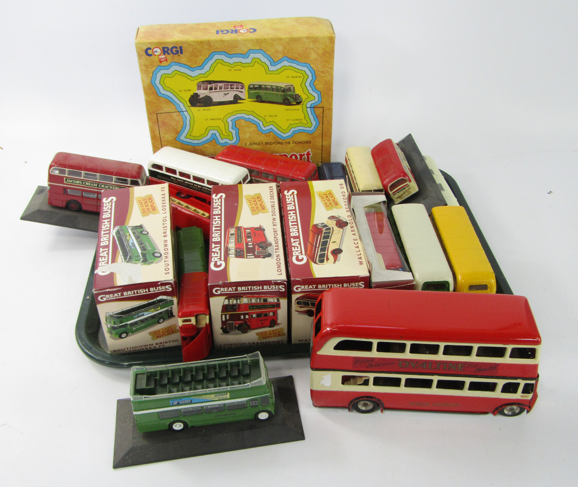 Appraisal: A small collection of die cast model motor coaches and