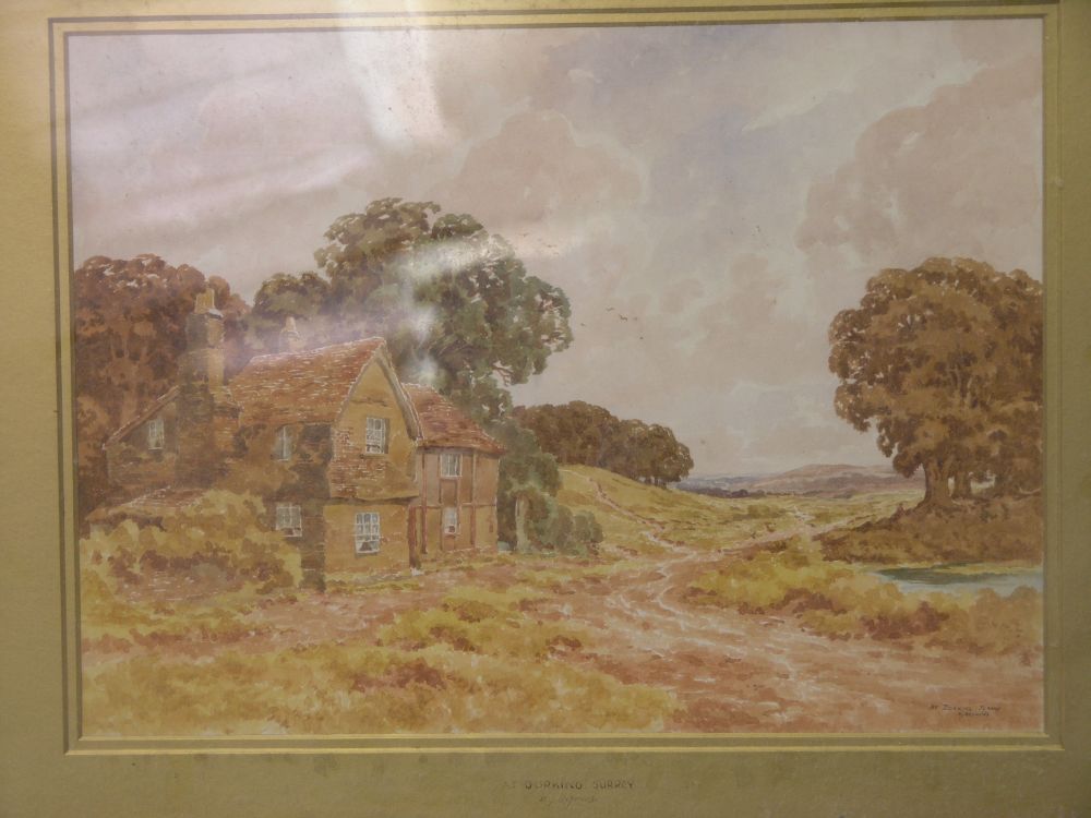 Appraisal: H J Reynolds - pair of watercolours one entitled 'At