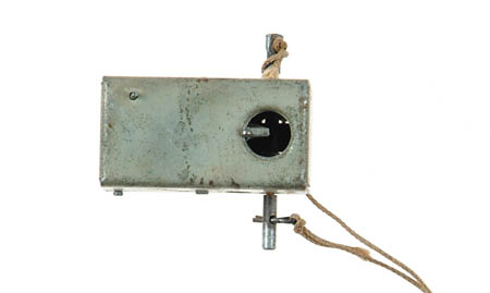 Appraisal: UNMARKED BOOBY TRAP ALARM GUN The bbl is missing from