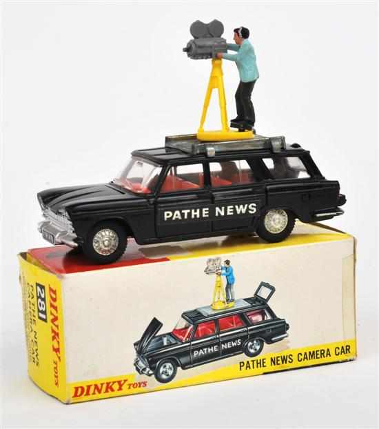 Appraisal: Dinky Pathe News Camera Car black red interior cameraman with