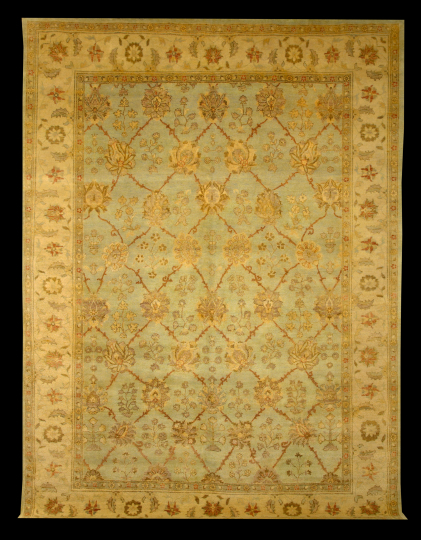 Appraisal: Rajistan Persian Oushak Carpet ' x '