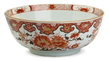 Appraisal: Chinese 'imari' enameled porcelain bowl late th century