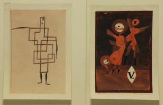 Appraisal: KLEE Paul Two Color Screenprints The Prince - signed in