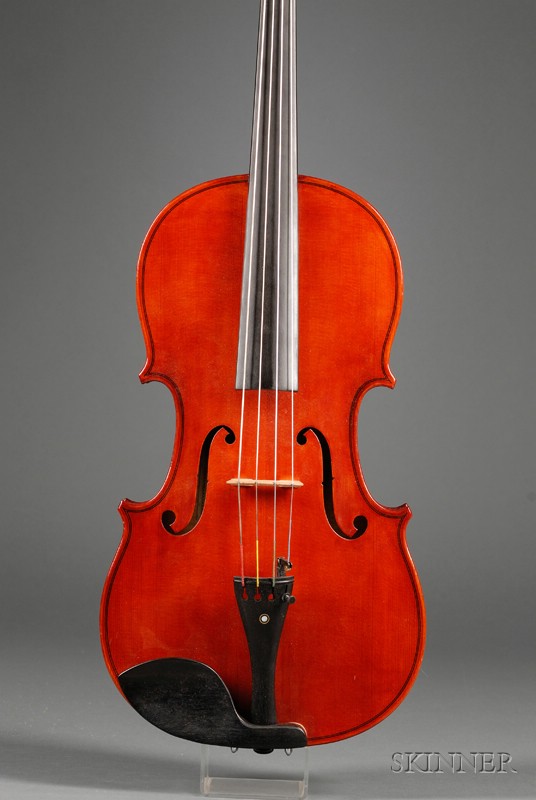 Appraisal: Modern Viola Gottfried Raabs Workshop Bubenreuth labeled GOTTFRIED RAABS GEIGENBAUER