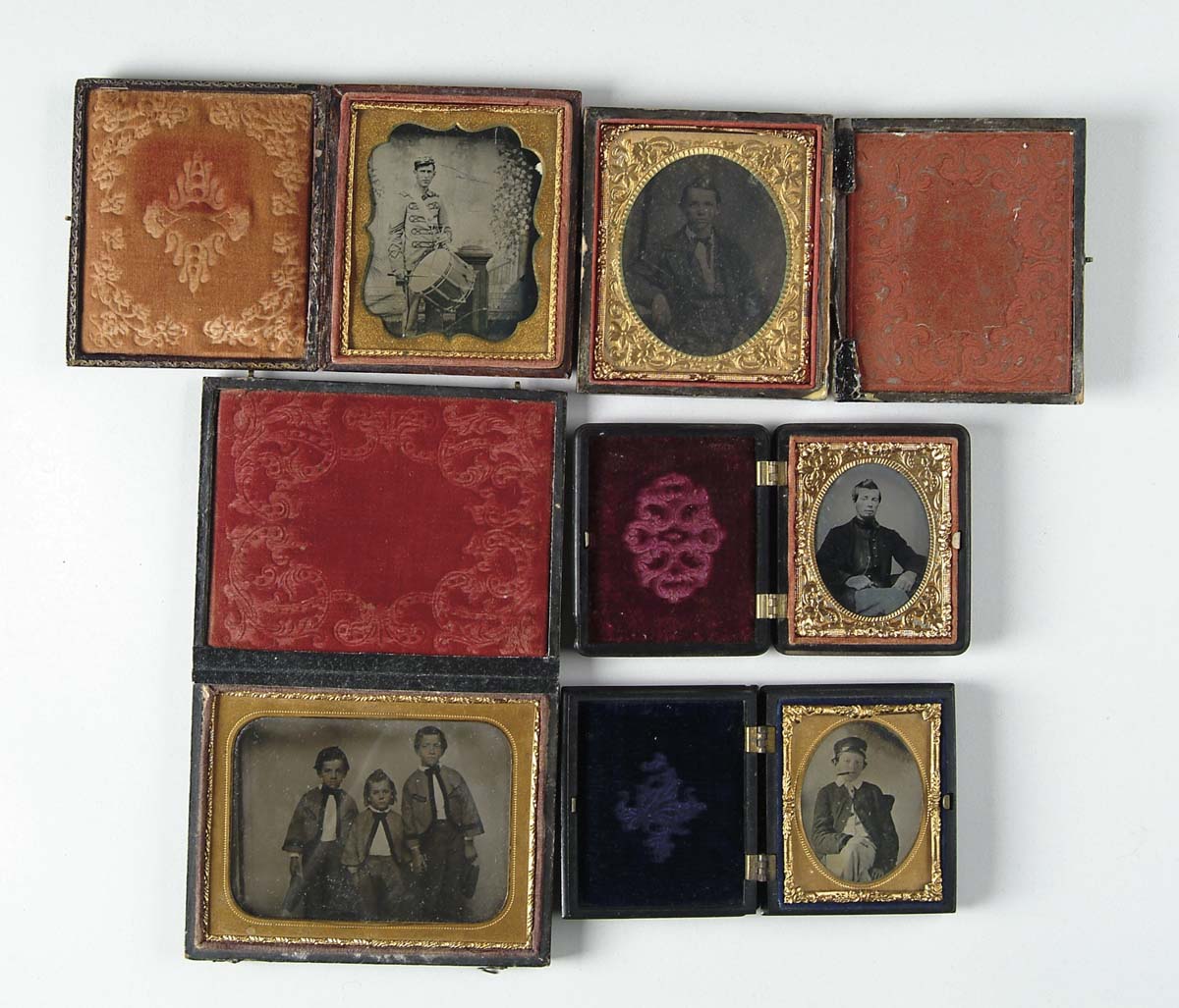 Appraisal: LOT OF CIVIL WAR ERA AND POST CIVIL WAR CASED