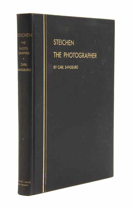 Appraisal: PHOTOGRAPHY STEICHEN EDWARD SANDBURG CARL Steichen the Photographer New York