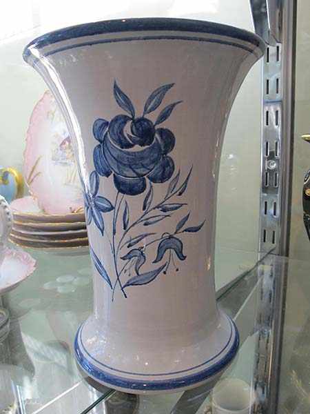 Appraisal: POOLE POTTERY BLUE AND WHITE VASE