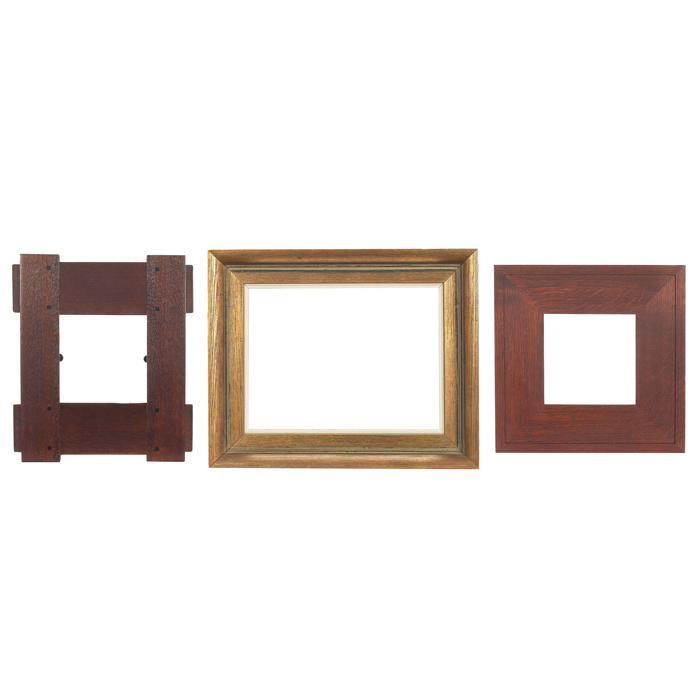 Appraisal: Group of frames three Craftsmanstyle Chuck Conner overall '' x