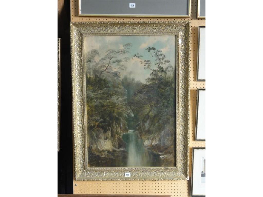 Appraisal: A late th century oil painting on canvas of a