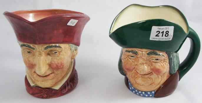 Appraisal: Royal Doulton Large Character Jugs Toby Philpotts D and Cardinal