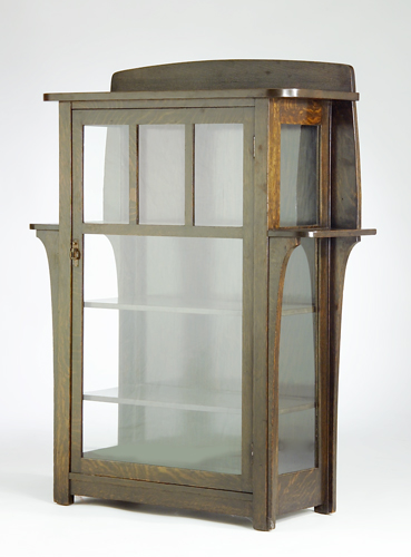 Appraisal: LIMBERT China cabinet no with three small panes on one