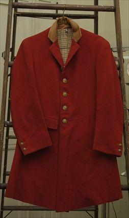 Appraisal: Red Wool Riding Jacket