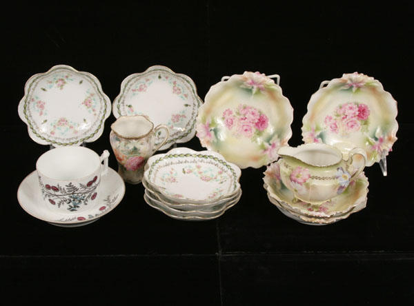 Appraisal: Lot of pieces antique porcelain R S Prussia two berry