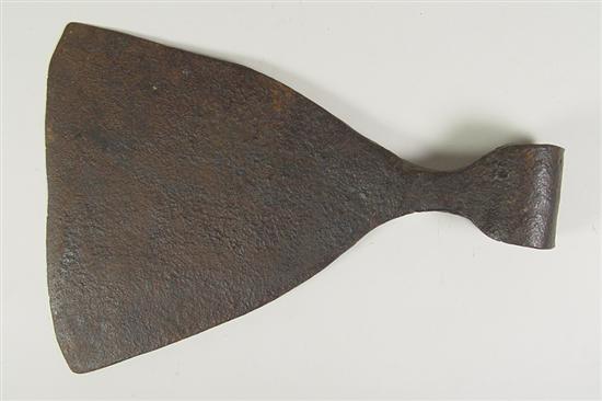 Appraisal: Possible th Century Axe Head Blacksmith made axe head long