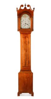 Appraisal: Luman Watson Cincinnati Tall Case Clock th C Luman Watson