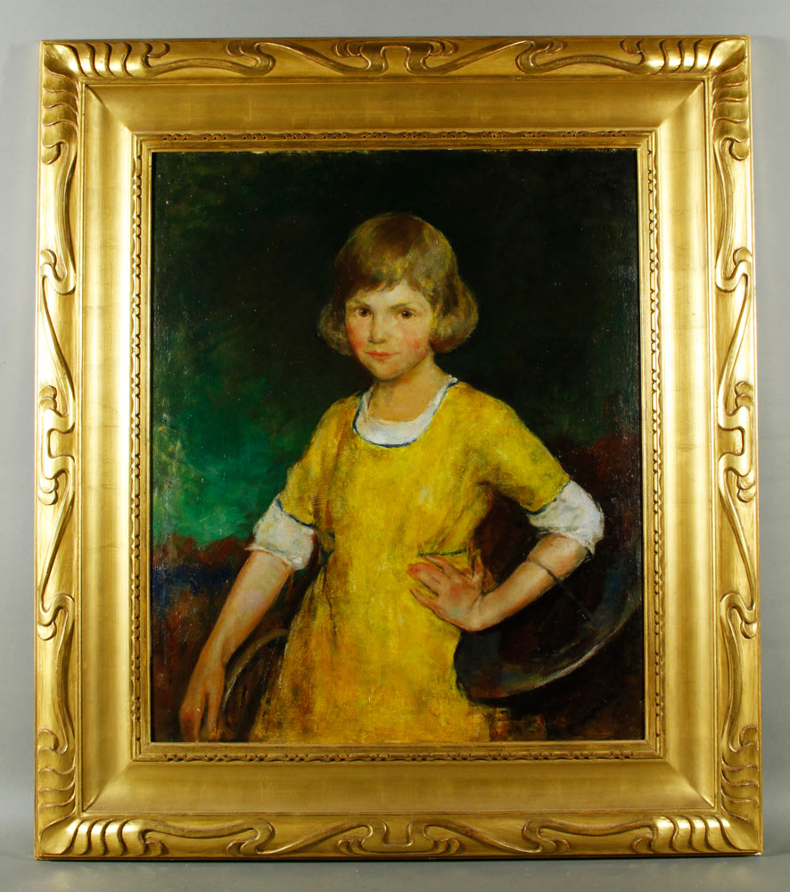 Appraisal: - Hawthorne Girl in the Yellow Dress O B Charles