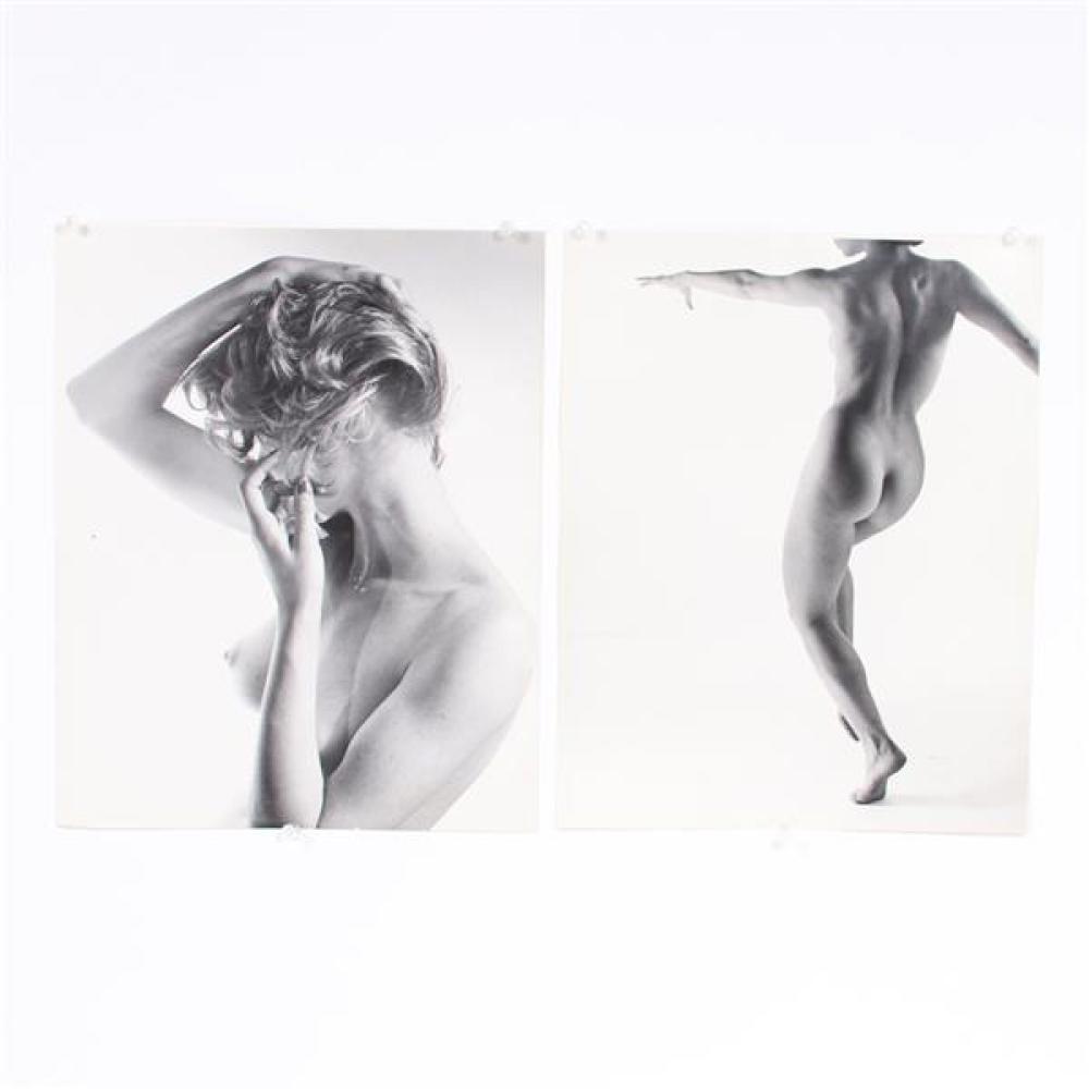 Appraisal: PETER BASCH AMERICAN - TWO PHOTOGRAPHS OF FEMALE NUDES H