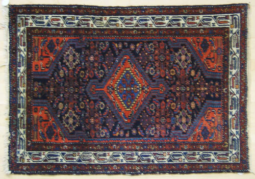 Appraisal: Three oriental throw rugs ' x ' ' x '