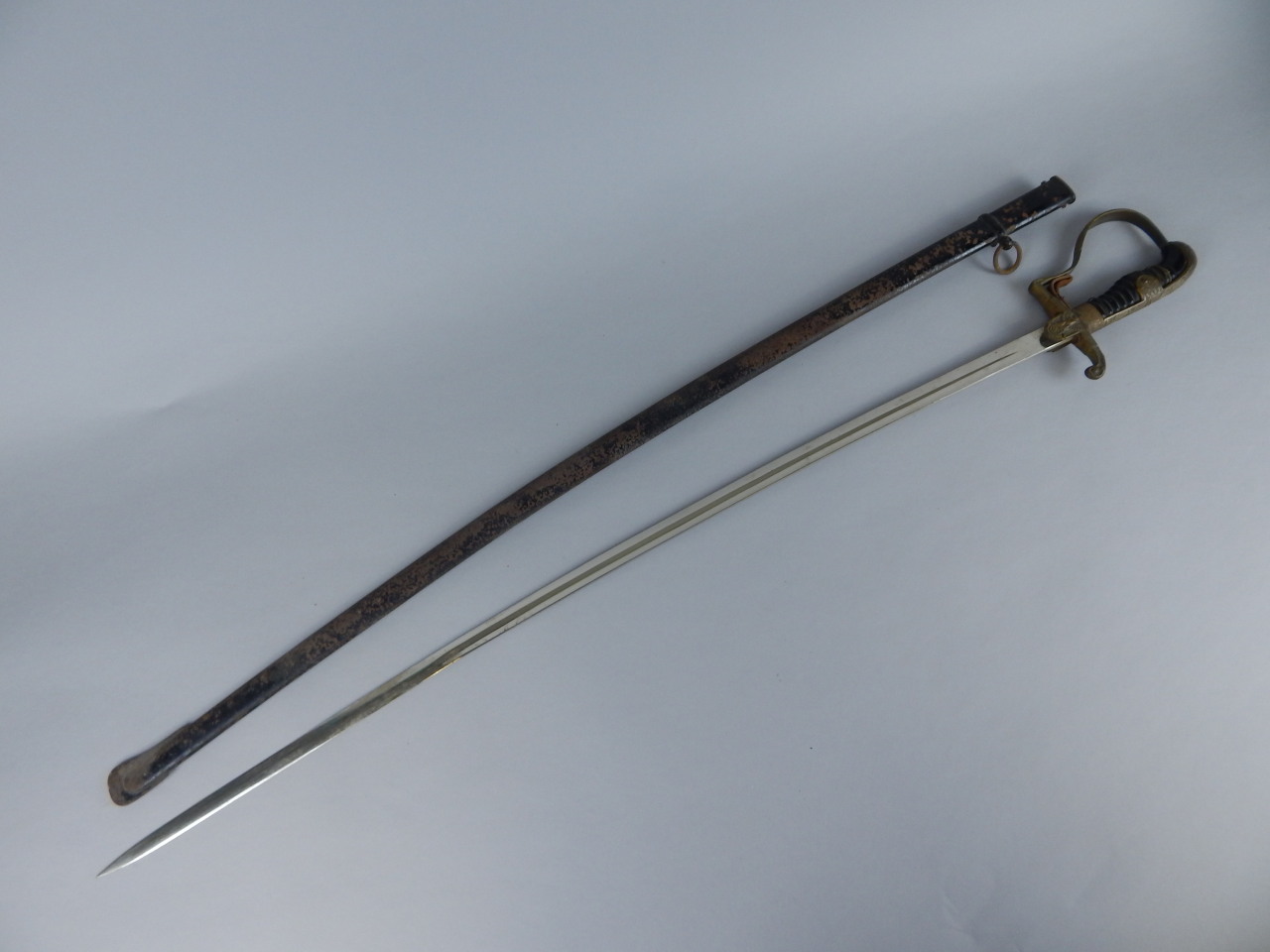 Appraisal: A German Third Reich WWI dress sword and scabbard the