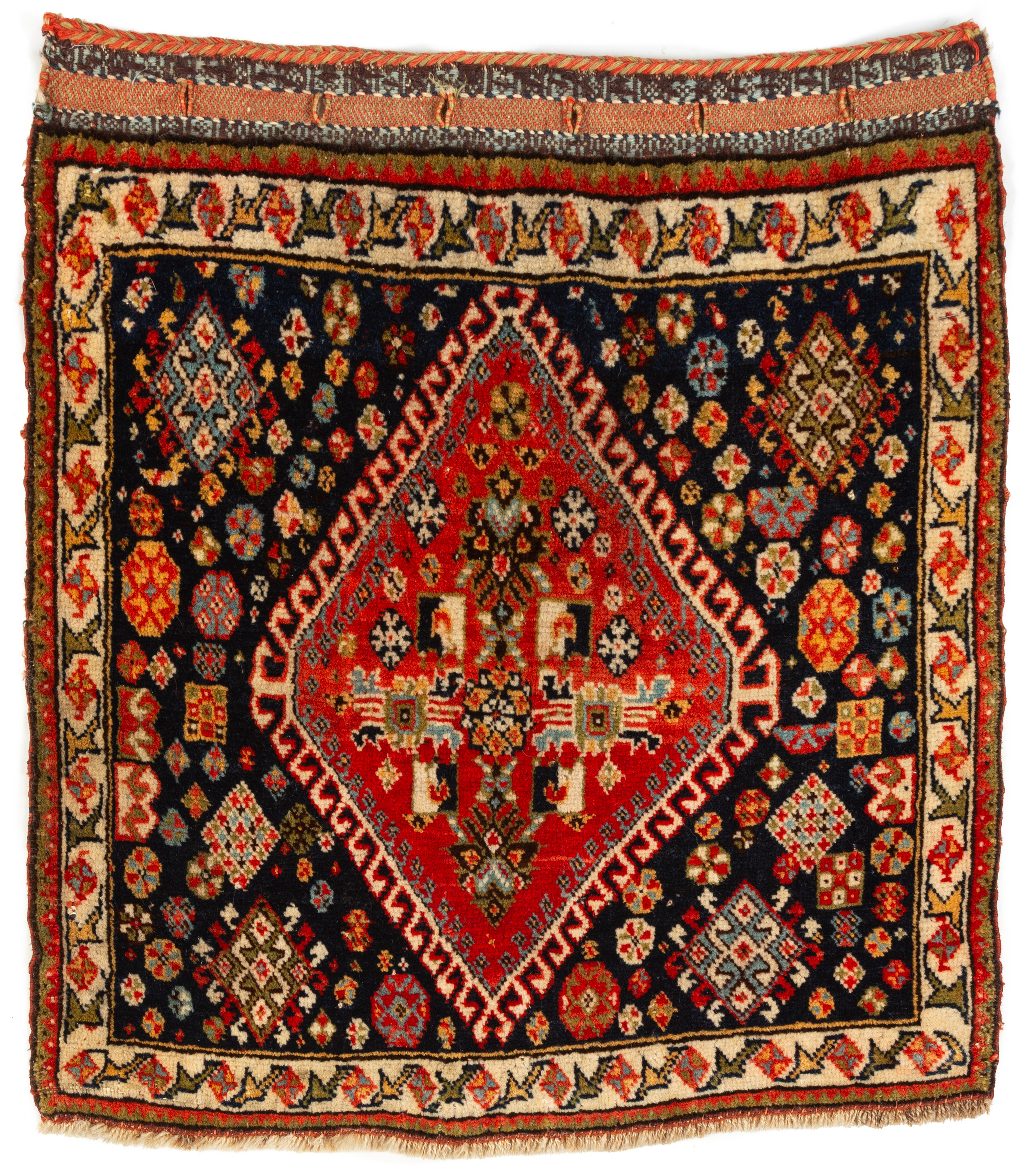 Appraisal: BAG FACE ORIENTAL RUGS Early th century