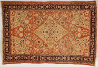 Appraisal: Mission Malayer rug late th c Mission Malayer area rug