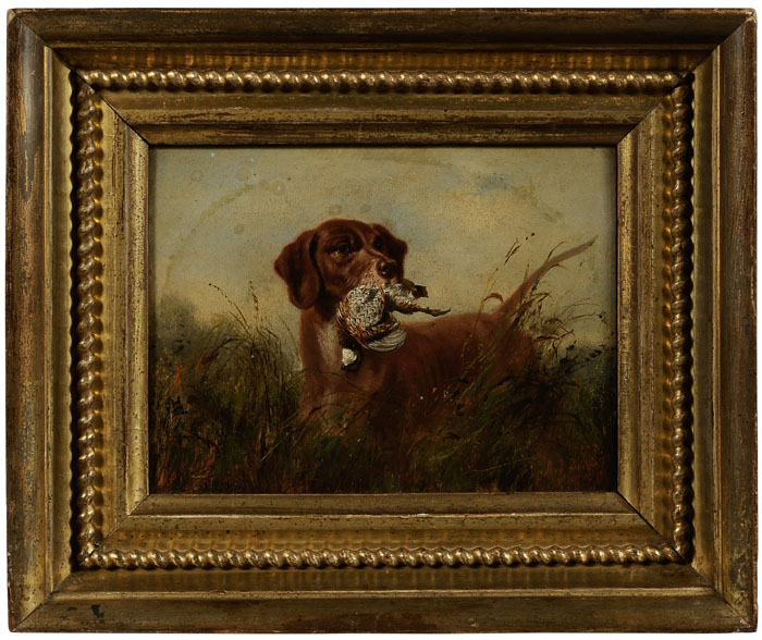 Appraisal: Arthur Fitzwilliam Tait New York England - Pointer Retrieving a