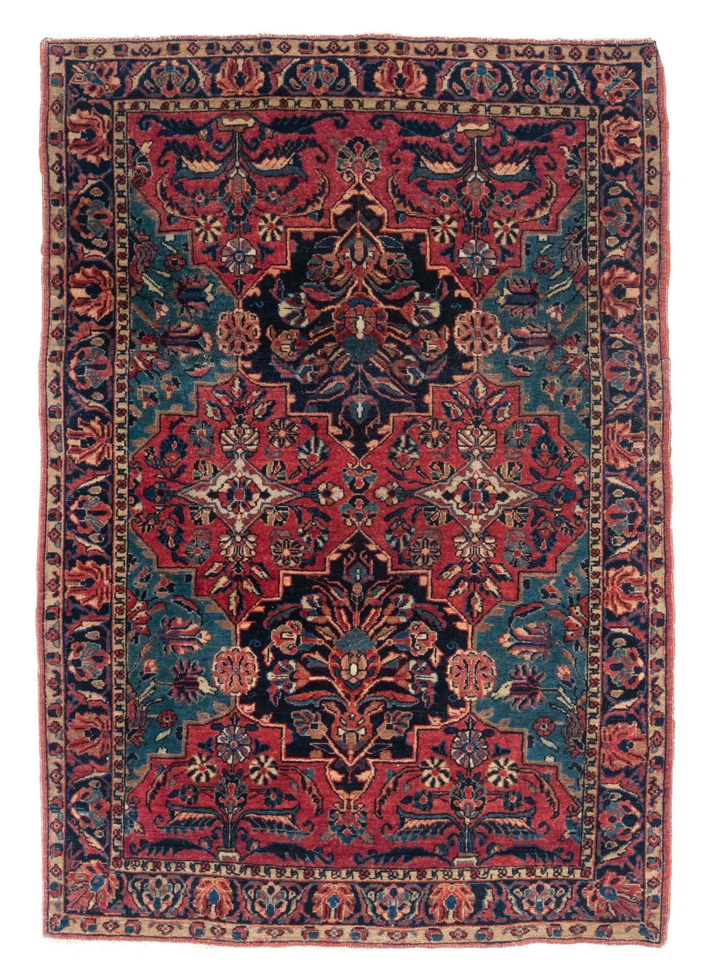 Appraisal: SAROUK RUG X EARLY TH CENTURYSAROUK RUG ' X '