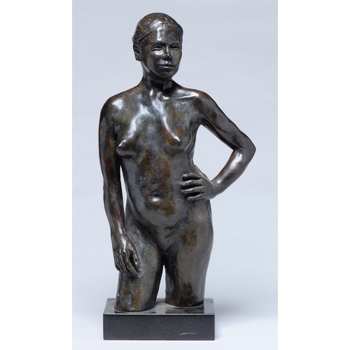 Appraisal: Peter James Wild - - Standing Female Nude bronze signed