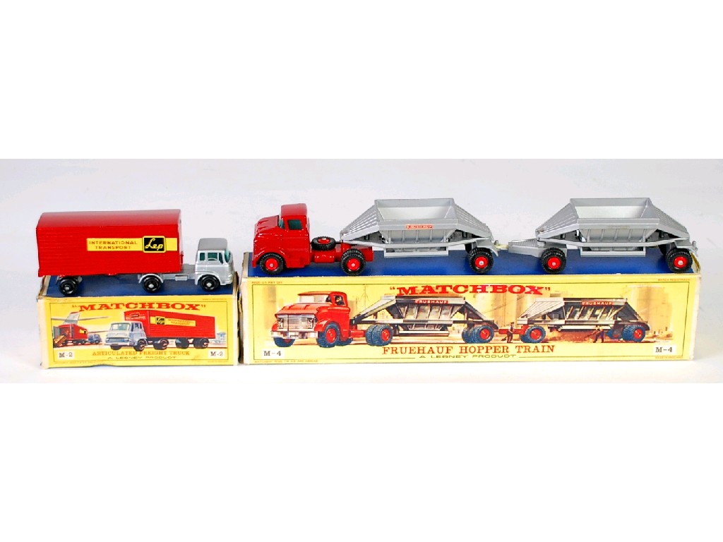 Appraisal: MATCHBOX MAJOR PACKS MINT AND BOXED 'ARTICULATED FREIGHT TRUCK LEP