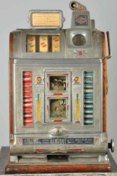 Appraisal: Jennings Victoria Model Slot Machine Description Twin column vendors with