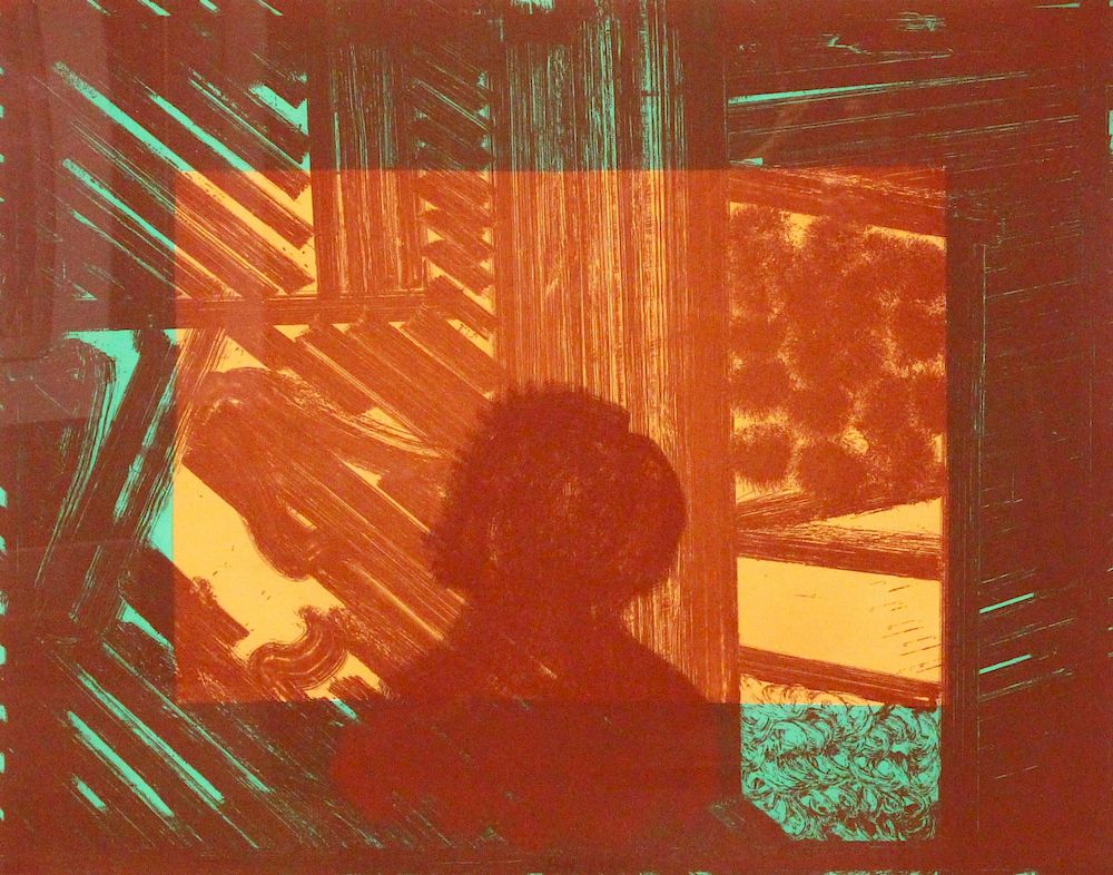 Appraisal: HOWARD HODGKIN ENGLISH - Etching Artist and Model Initialed and