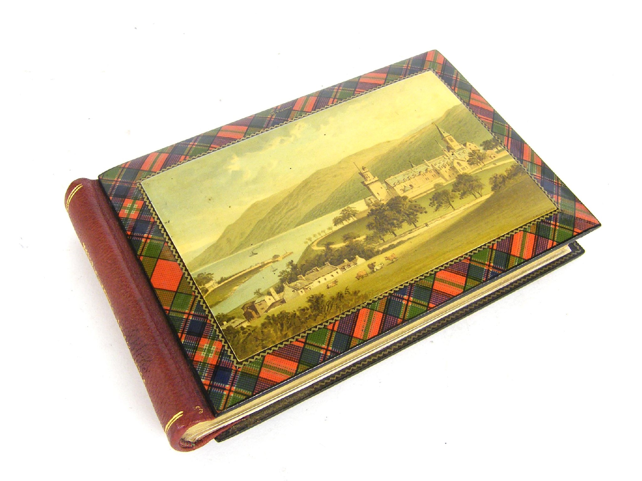 Appraisal: Tartan ware book - Tourist's Guide to The West Highlands