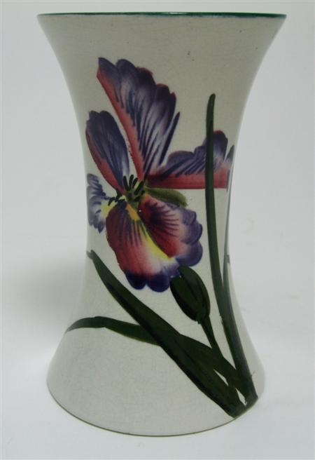 Appraisal: WEMYSS MEDIUM BEAKER VASE EARLY TH CENTURY decorated by Edwin