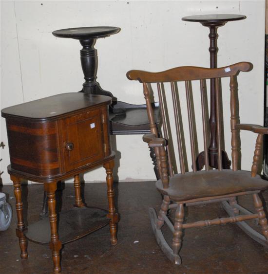 Appraisal: MAHOGANY PEDESTAL Property from the home of Westport Ct artist