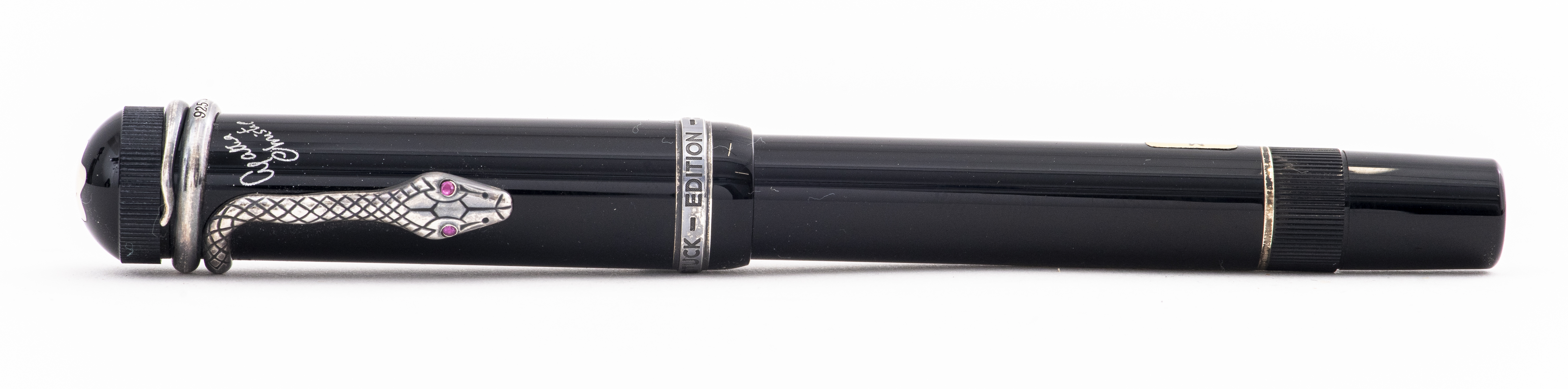 Appraisal: MONTBLANC 'AGATHA CHRISTIE' SILVER FOUNTAIN PEN Montblanc Meisterstuck 'Agatha Christie'