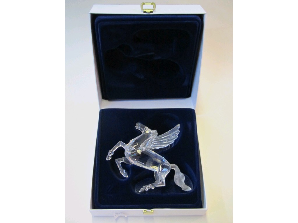 Appraisal: Swarovski crystal figure of Pegasus Limited Edition produced for the