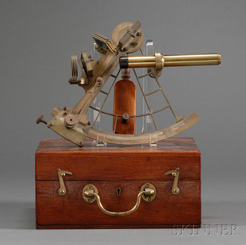 Appraisal: Brass -inch Radius Sextant by Turnbull Company Edinburgh Leith with