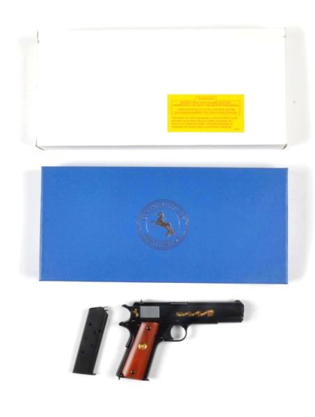 Appraisal: Boxed Colt Model Yr Anniversary Pistol Serial Manufactured by Colt