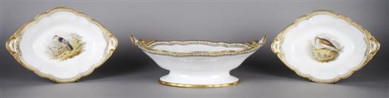 Appraisal: An English Three Piece Garniture Set Spode Width of first