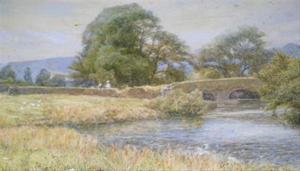 Appraisal: Frank Walton - A Devonshire Stream near Axminster Watercolour Signed