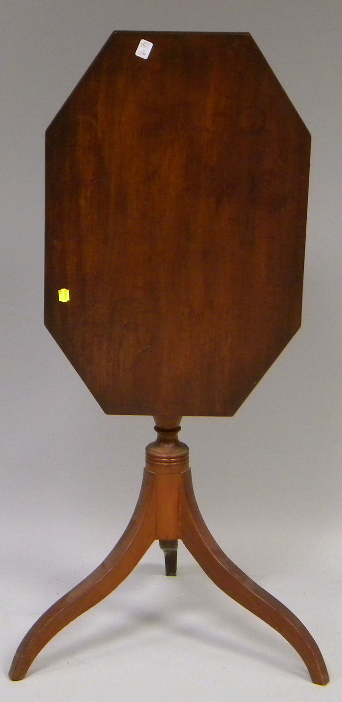 Appraisal: Federal Mahogany Tilt-top Candlestand