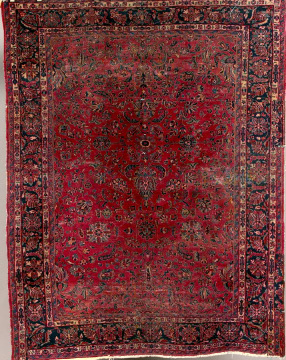 Appraisal: Antique Sarouk Carpet ' x '