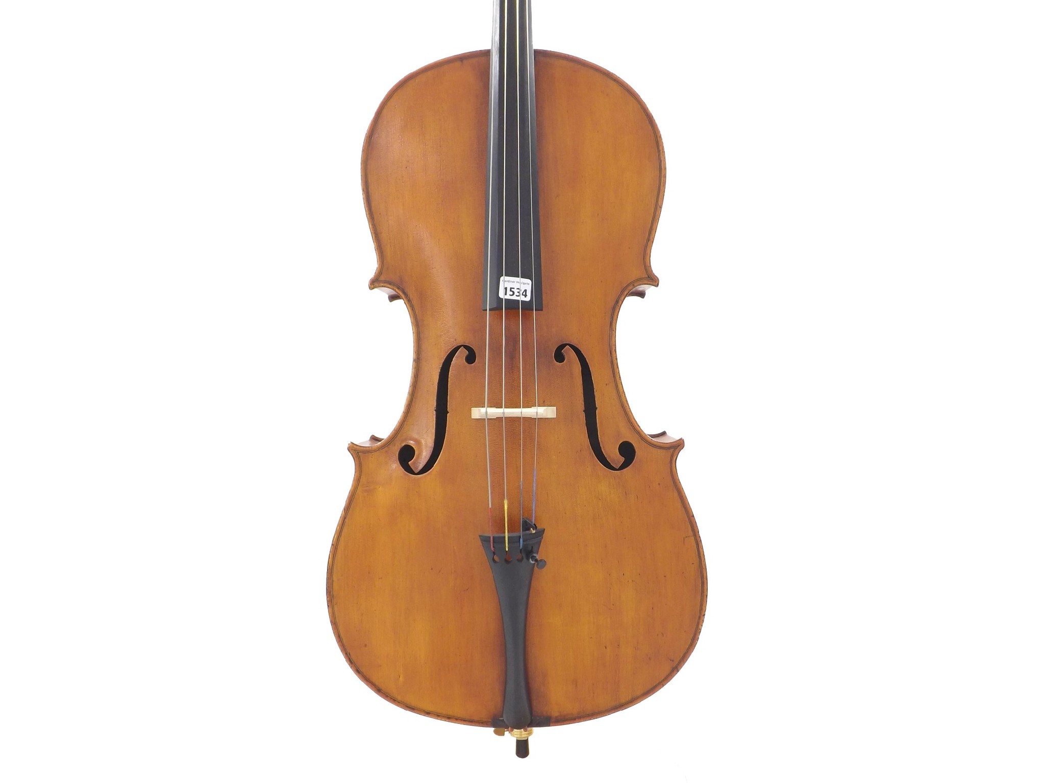 Appraisal: Violoncello labelled Max Renz Geigenbauer Magdeburg fecit anno and signed