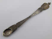 Appraisal: A Russian silver ecclesiastical spoon hallmarked maker Ivan Konstantinov approx