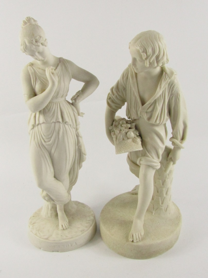 Appraisal: A Minton late thC Parian figure of a dancing girl