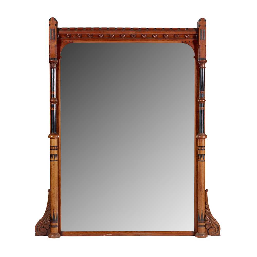 Appraisal: CHARLES BEVAN ACTIVE -CIRCA ATTRIBUTED DESIGNER GOTHIC REVIVAL MIRROR CIRCA