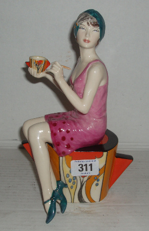 Appraisal: Peggy Davies Figurine Art Deco Royal Doulton Exclusive Colourway Limited